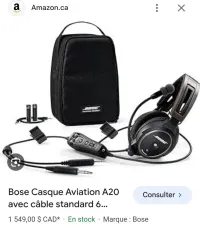 Casque BOSE A20 AVIATION