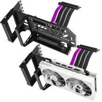Cooler Master Vertical GPU Card Kit V3 Black + Premium Riser Cable PCI-E 4.0 x16 165mm 