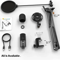 MICROPHONE FIFINE T669 USB WITH ARM STAND & SHOCK