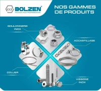 Fixations inox A2 et A4 professionnel 