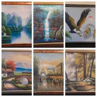Tableaux sur toile à l'huile décoratif