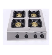 Réchaud A Gaz En Inox Inoxydable 04 Feux Kitchef
