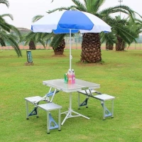 Table De Pique-Nique Portable Avec 4 Sièges