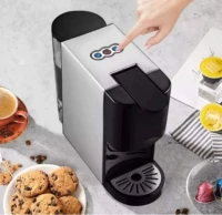 Machine A Cafe Inox 4EN1 Multi Capsule Et Poudre 19Bar Allemand