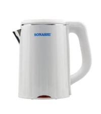 Boulloire Electrique Sans Fil En Inox 1.2L Blanc