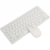 clavier-souris-mini-sans-fil-k-03-azerty-blanc-bab-ezzouar-alger-algerie