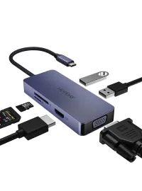 Hub USB C 6 en 1