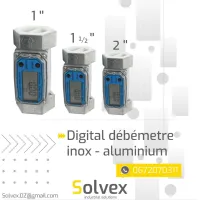 Débitmètre inox aluminiume  
