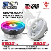 VENTILO CPU MAGMA RGB BLACK / WHITE