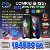  Config Intel i5 12400F + RTX3070Ti 8GB USED état 10/10