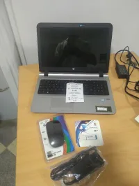 Pc hp pro book 450 G2 HDD 500 GB 4 GB RAM avec chargeur souris flash disque 