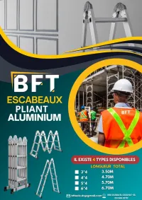  ESCABEAUX PLIANT ALUMINIUM 