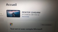 HP Élitebook x360 1030 G3 I7-16GO-SSD 512 go tactil