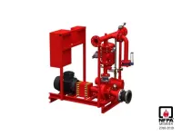 Station de pompage anti-incendie sur SKID - (Station anti-incendie|Groupe anti-incendie)
