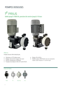 POMPE DOSEUSE À MOTEUR PRIUS | Marque: EMEC