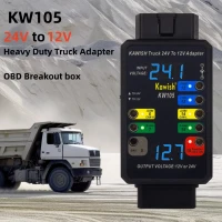 daptateur de camion RapDuty KW105 24V à 12V X431, convertisseur de camion, véhicules RapDuty, OBD