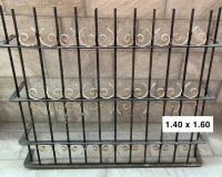 barreaudage fenêtre fer forgé