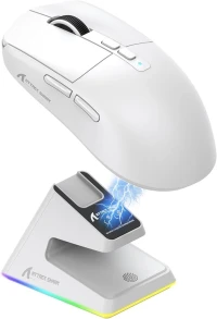 MOUSE ATTACK SHARK X6 Souris Superlight 49 g avec Station de Chargement magnétique WIRRLESS X 6