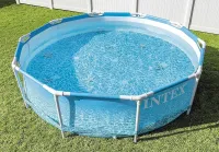Piscine hors-sol Metal Frame  ronde, 305 x 76 cm