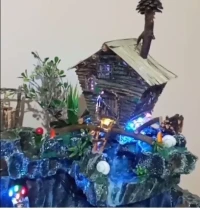 Mini aquarium fontaine