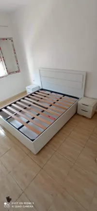 Lit coffret  2 place et table de nuit 