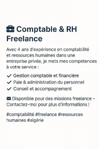 Comptabilité &RH Freelance 