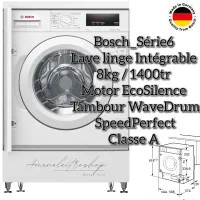 Lave linge Encastrable/ Bosch_Série6 8kg/1400tr