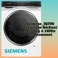 Siemens_IQ700 Lave linge Séchant 10.5/6kg