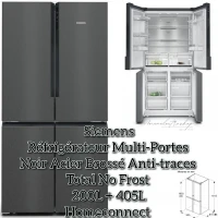 Siemens Réfrigérateur Multi-Portes Noir 