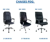 CHAISES PDG /CHAISES LUGE /CHAISES /OPERATEURS /VISITEURS 