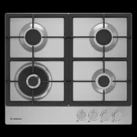 Table de cuisson  Ariston 4 feux inox original ARH 6G4R22 W2XNA