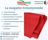 moquette d'événement oromax Algerie 