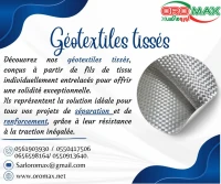 GÉOTEXTILE TISSÉ-DISPONIBLE CHEZ OROMAX.