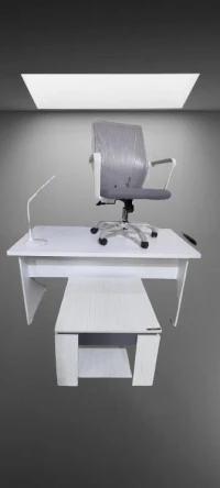 Ensemble Bureau & chaise Table Basse Balnc 