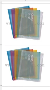 Pochette en plastique 