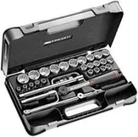 Coffret douilles 1/2" 12 pans métriques - 30 pièces | Facom