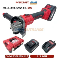 MEULEUSE SANS FIL 20V WORCRFT