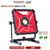Projecteur S/FIL 20V WORCRAFT