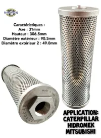 Hydraulique Filter For ... Caterpillar - Hidromek - Mitsubishi 