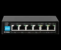 Switch 6 Ports Gigabit  PoE DES-F1006P-E Longue Dist
