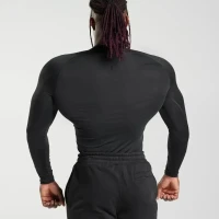 Gym shark compression t-shirt high quality 