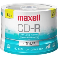 CD MAXELL IMPRIMABLE, SPINDLE 