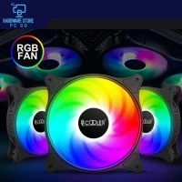 PCCOOLER 120MM Cas Ventilateur 3 Pack RGB FAN