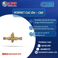 Robinet Gaz Ø16 CBR