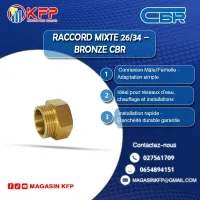 Raccord Mixte Bronze 26/34  CBR