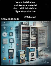 Vente, installation, maintenance matériel électricité industriel et ligne de production 