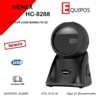 LECTEUR CODE BARRE FIX 2D HENEX 8288