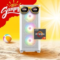 SUMMER OFFER Pc Gamer AMD RYZEN7 7700 / COOLER MASTER/16GB DDR5/B650/512GB SSD M.2/750W/4X ARGB FANS