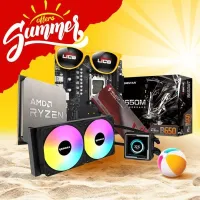 SUMMER OFFER AMD RYZEN 7 7700 BIOSTAR B650MT MAGMA DDR5 16GB 4800MHZ RAIDMAX LM240 LCD