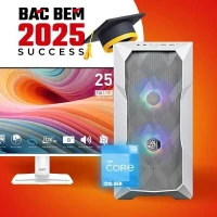 PROMO BEM BAC GAMING PC INTEL I3 12100F (COOLER MASTER) + MONITOR MSI PRO MP251W E2